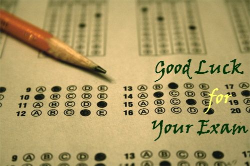 good luck wishes for exams