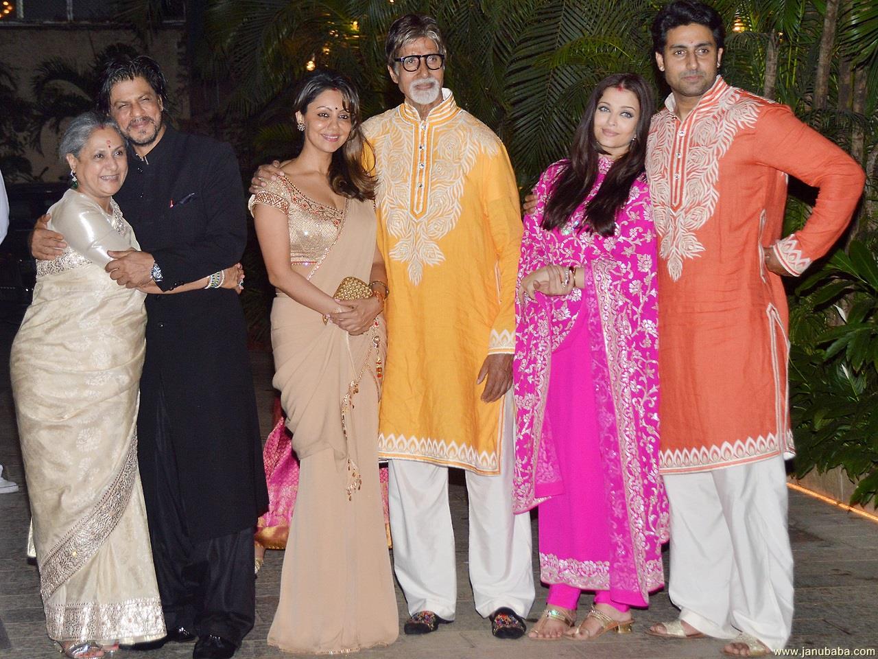 The Khans with the Bachchans