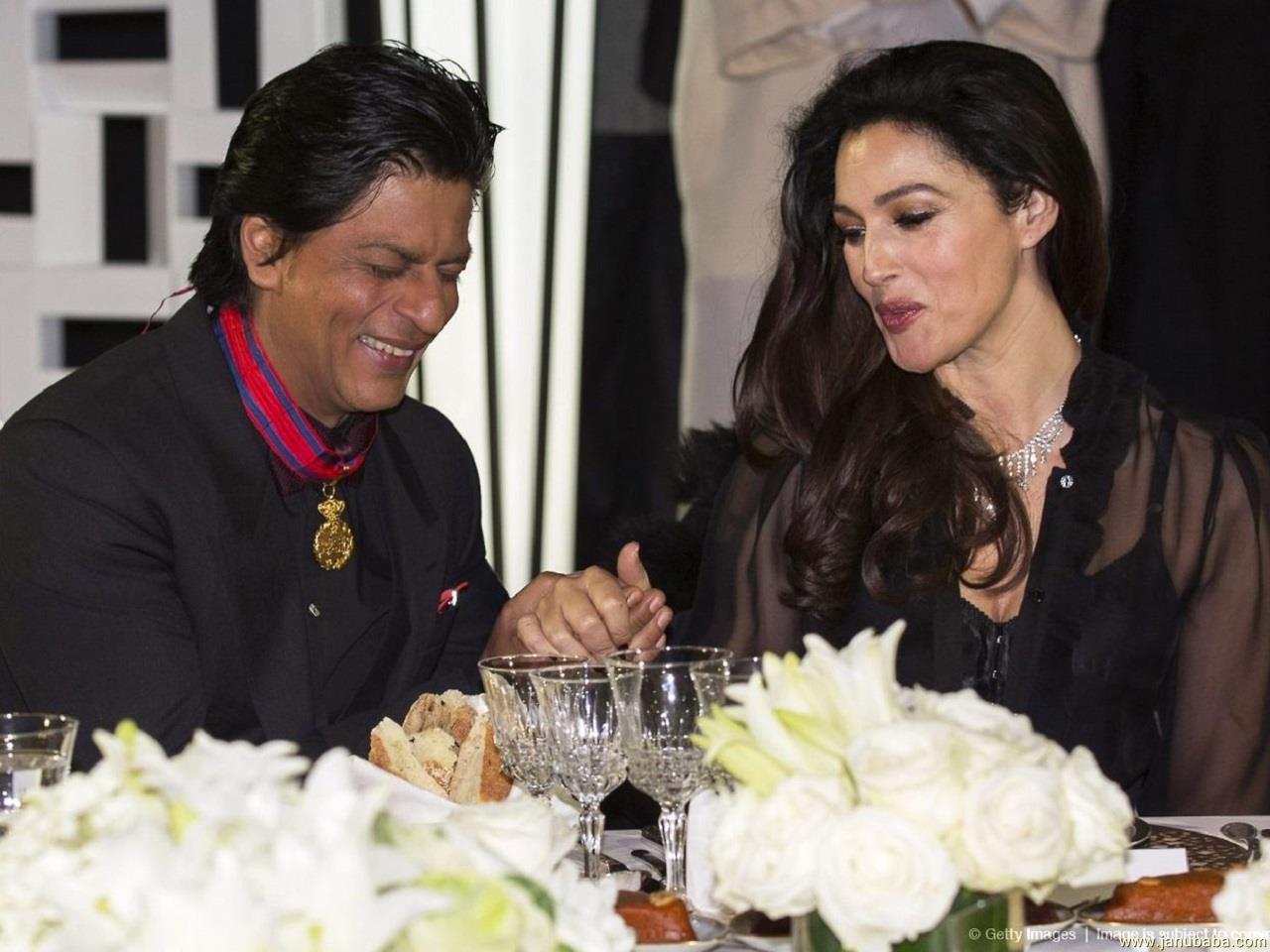 Shahrukh Khan & Monica Bellucci