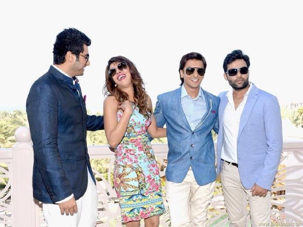 Priyanka Chopra with Ranveer Singh,Aliabbas zafar & Arjun Kapoor