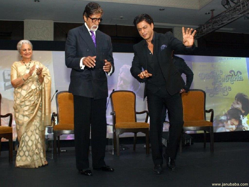 Shahrukh Khan with Amitabh Bachchan