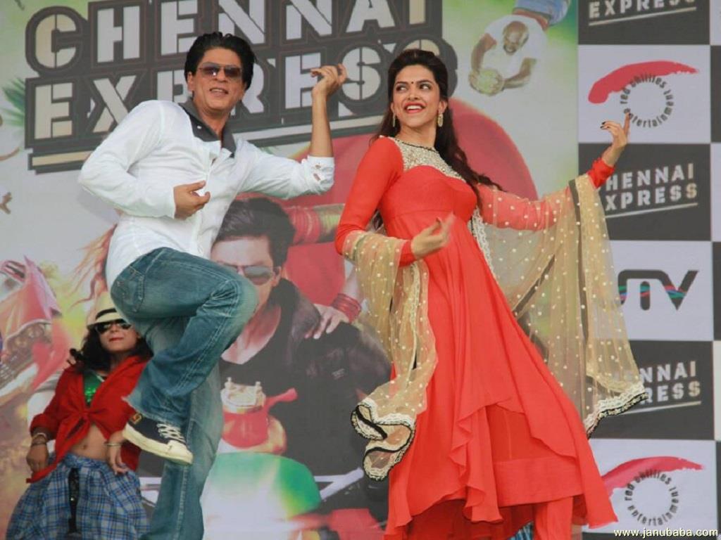 Shahrukh Khan with Deepika Padukone