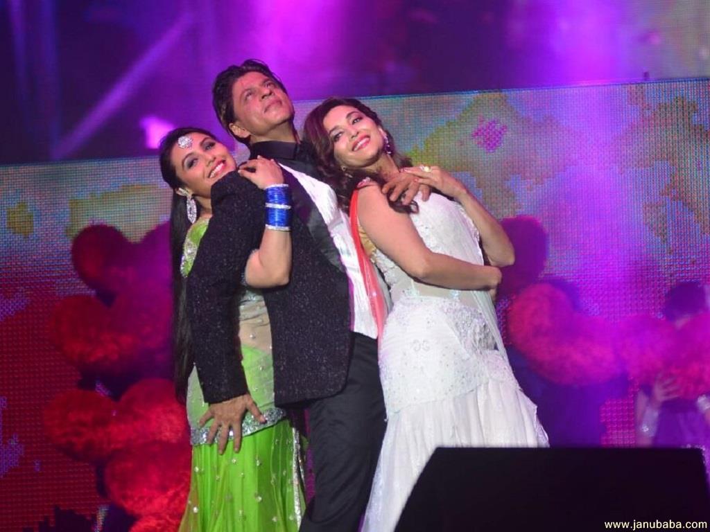 Shahrukh with Rani & Madhuri