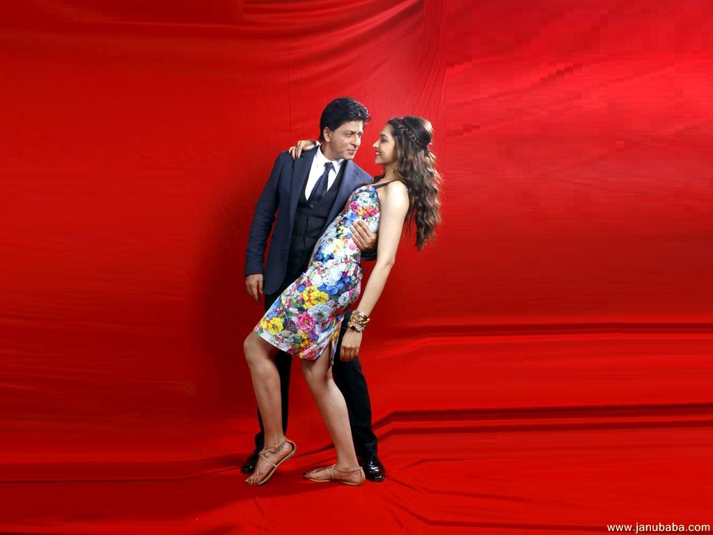 Shahrukh Khan with Deepika Padukone