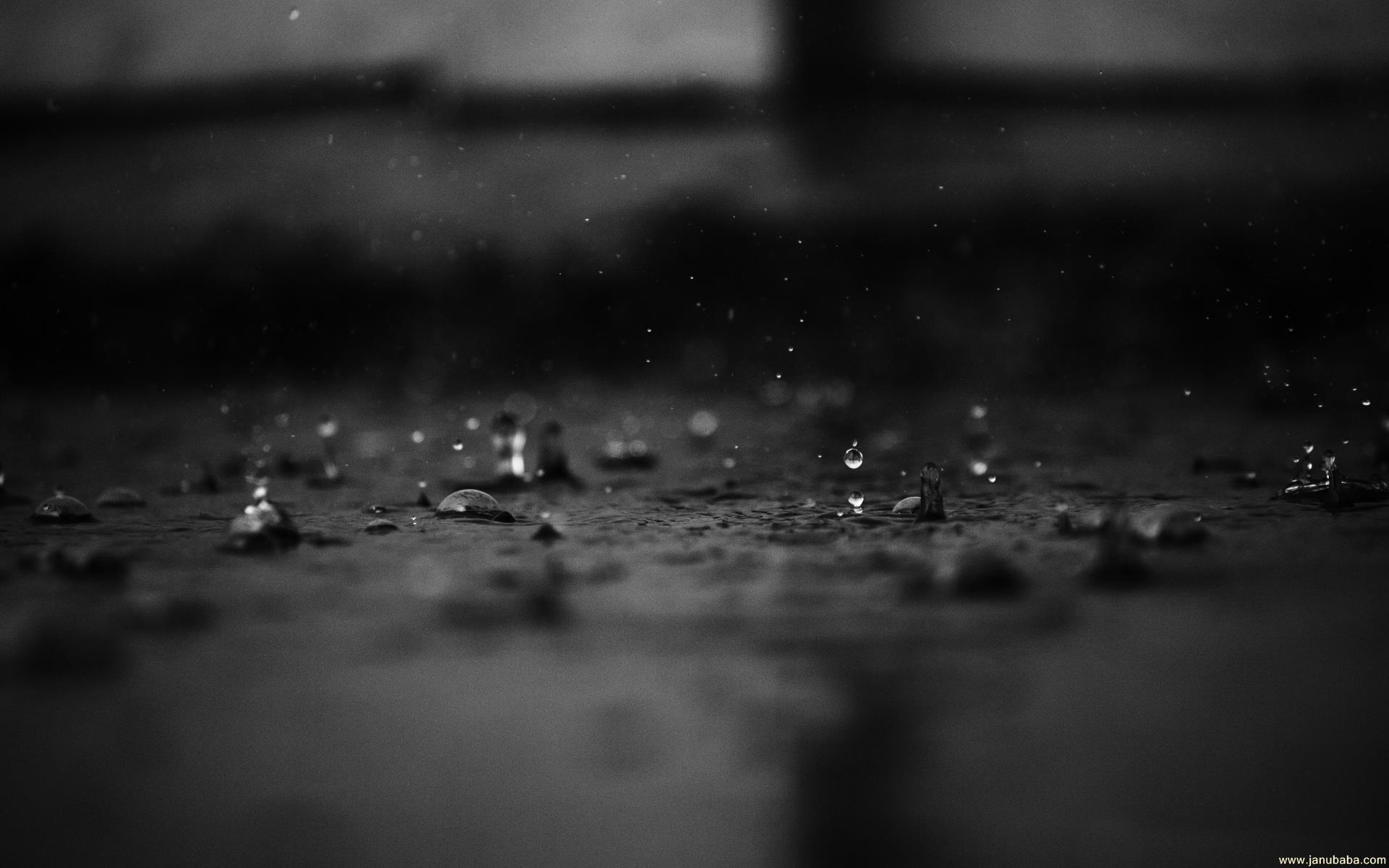 Rain Drops By Hubbak